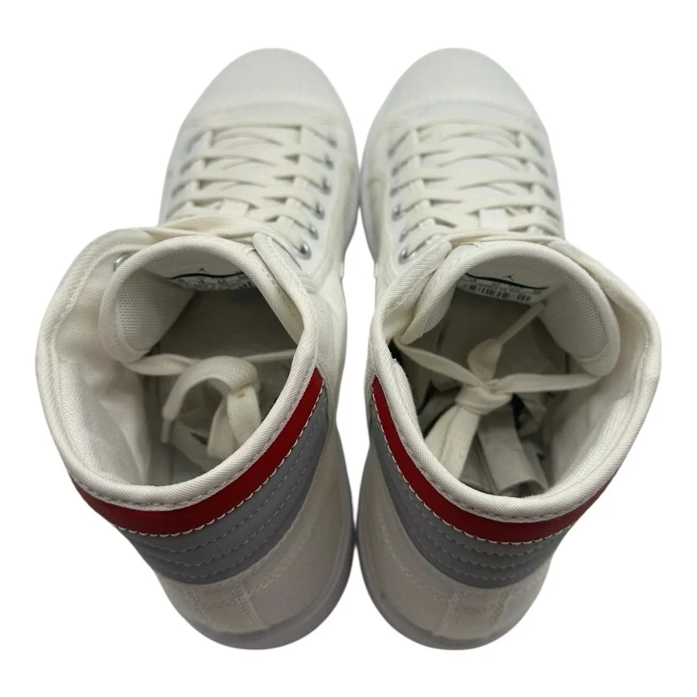 Air Jordan Sky High OG Shoes Mens Sz 9 White Gym‎ Red Grey Sneakers 819953-102